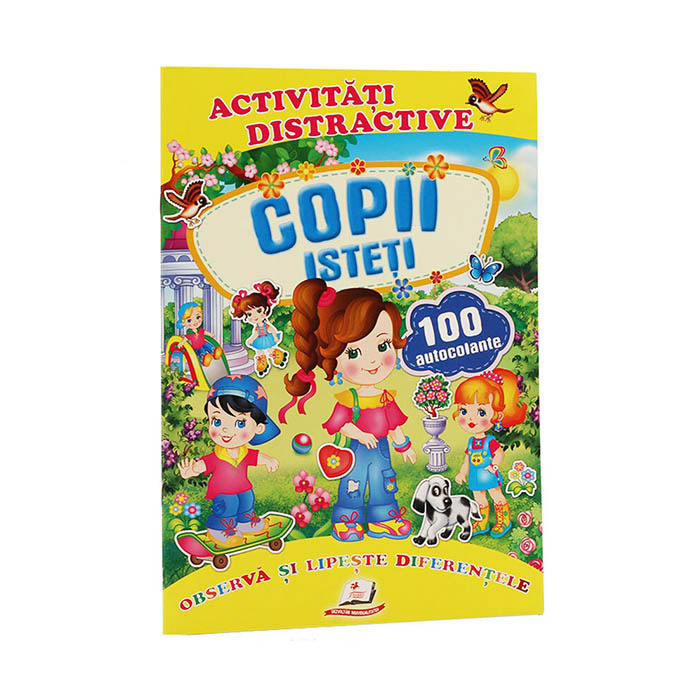 Activitati dist. Copii isteti. 100 autocol 138828