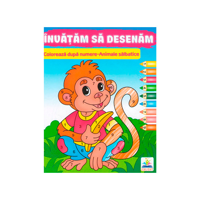 Coloreazа dupа numere-Animale sаlbatice 357757