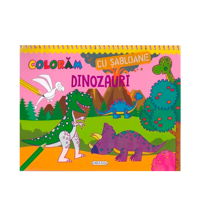 Coloram cu sabloane Dinozauri 241201
