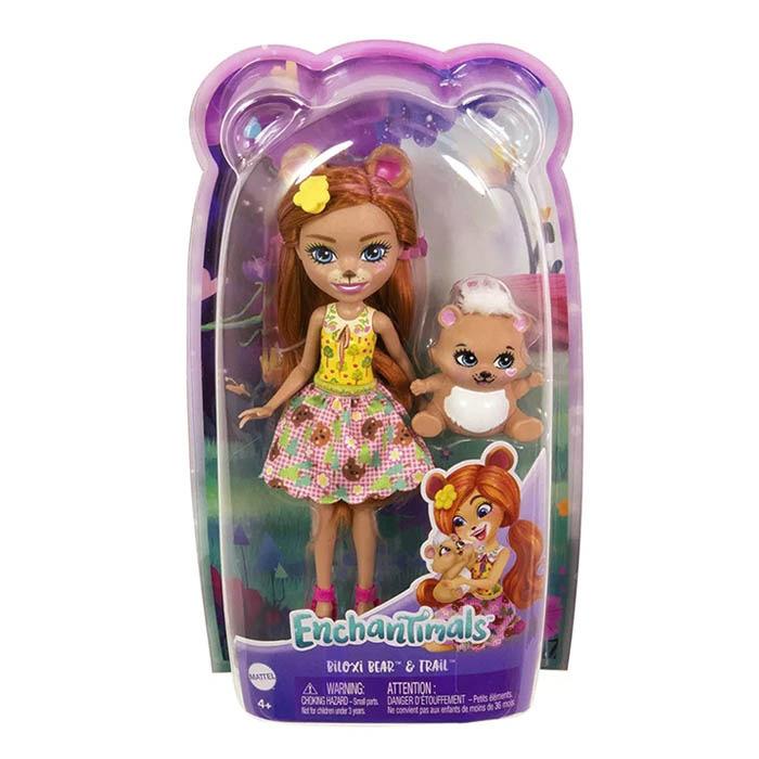 Кукла Enchantimals Biloxi Bear HTP81