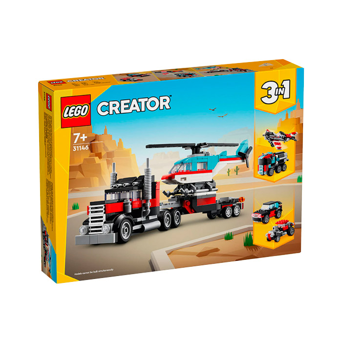 Lego Бортовой грузовик с вертолетом 31146