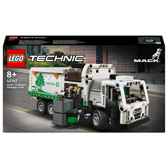 Lego Электрический мусоровоз Mack LR 42167