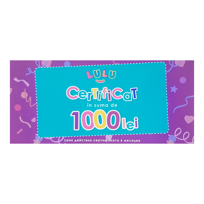 Certificat 1000