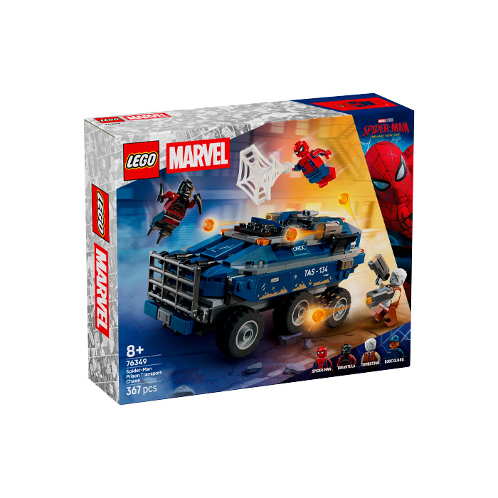 Lego Marvel Spider-Man Погоня за тюремным транспортом 76349