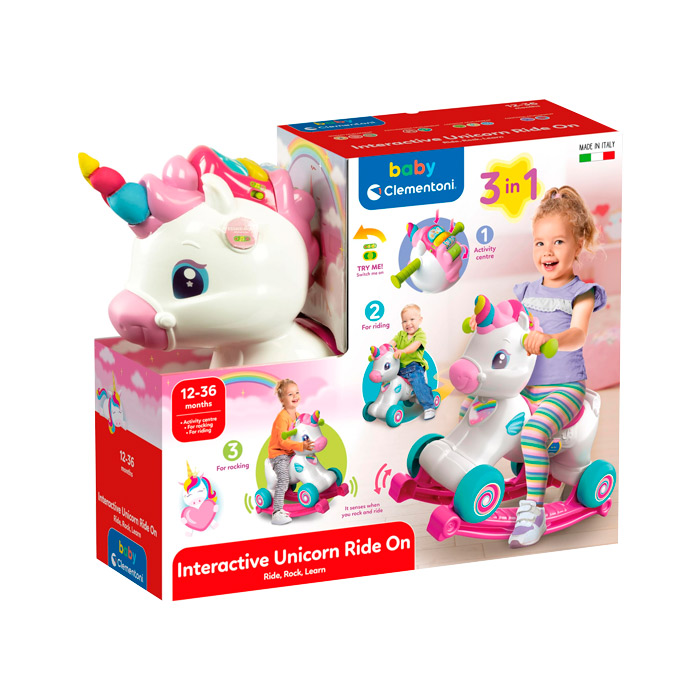 Foto Balansato Unicorn 3-in-1 Clementoni 17883 Balansato Unicorn 3-in-1 Clementoni 17883
