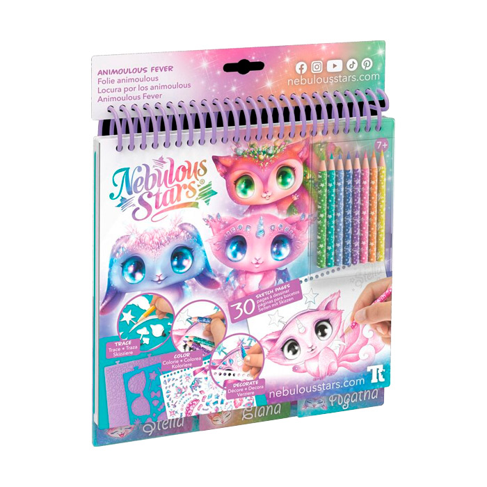 Sketchbook cu autocolan Nebulous Stars 11141