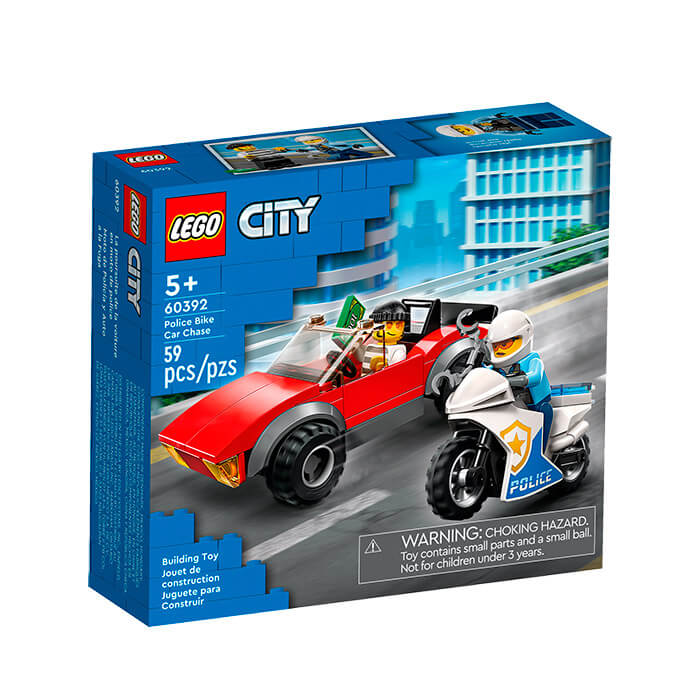 Lego Полицейская погоня на мотоцикле 60392