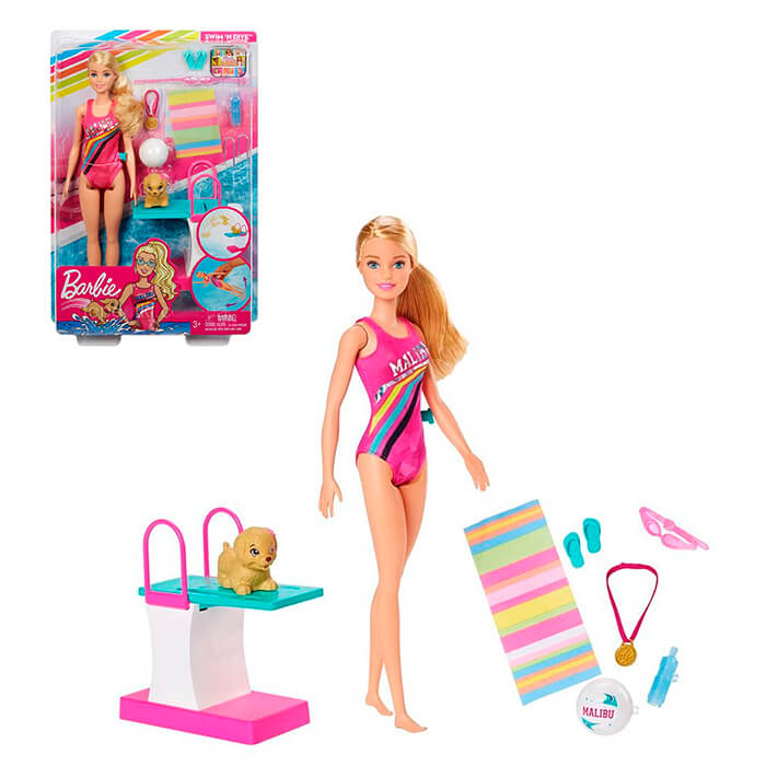 Barbie "Тренировка в бассейне" GHK23