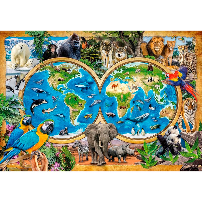 Puzzle 300 The wonderful animal world 21723