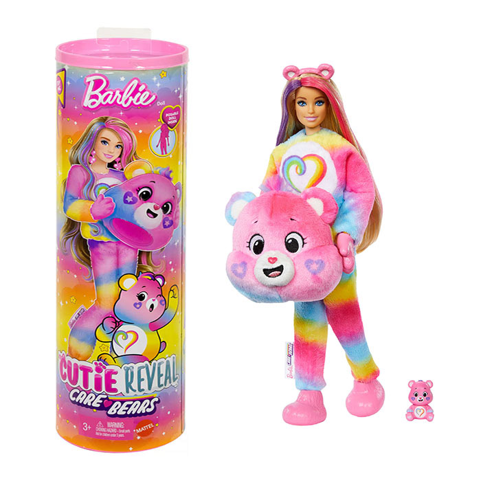 Кукла-сюрприз Barbie Cutie Reveal Мишка JFV60