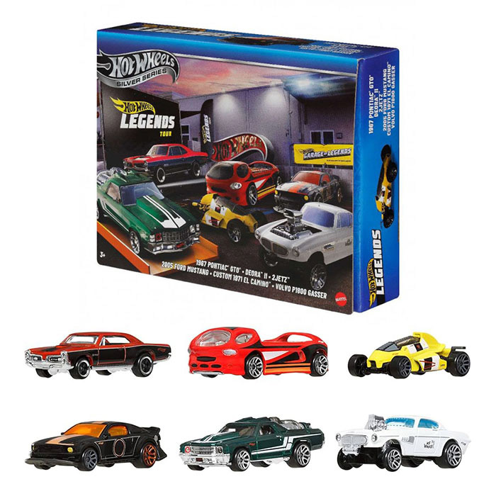 Машинки в наборе HW "Legends Tour" JBY78