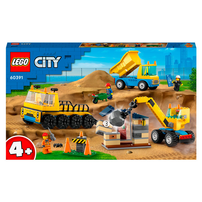Lego Строительные грузовики и Шаровой кран 60391