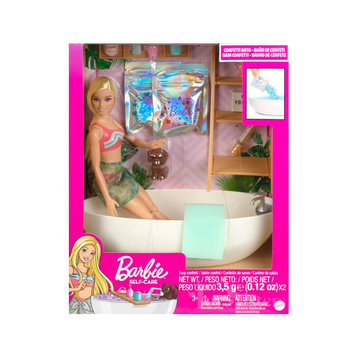Barbie Кукла Пенная ванна из конфетти HKT92