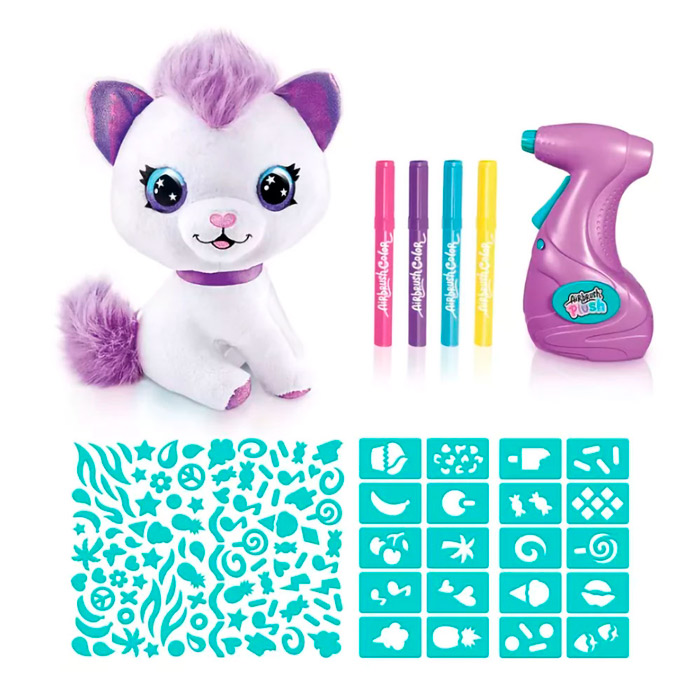 Мягкая игрушка с аэрографом Котенок 272CL