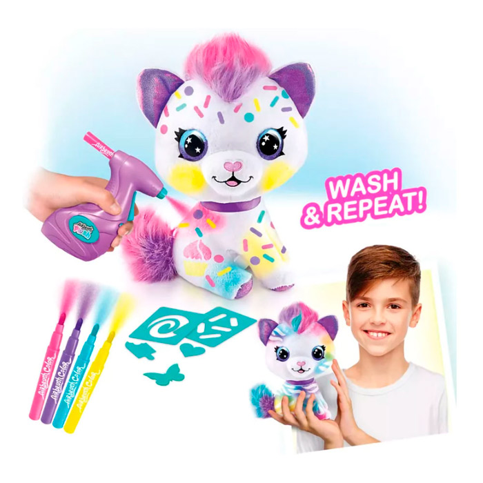 Мягкая игрушка с аэрографом Котенок 272CL