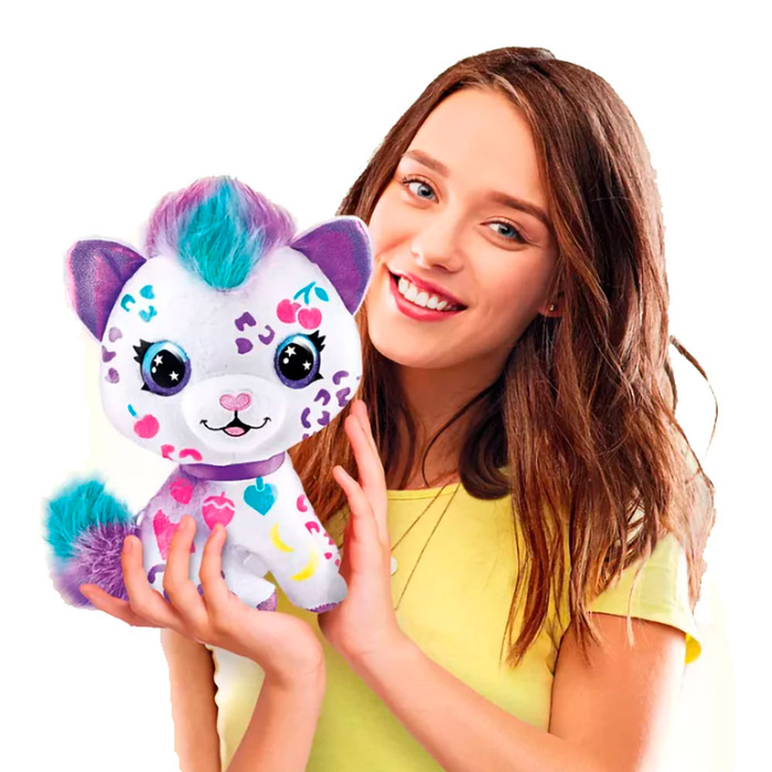 Мягкая игрушка с аэрографом Котенок 272CL