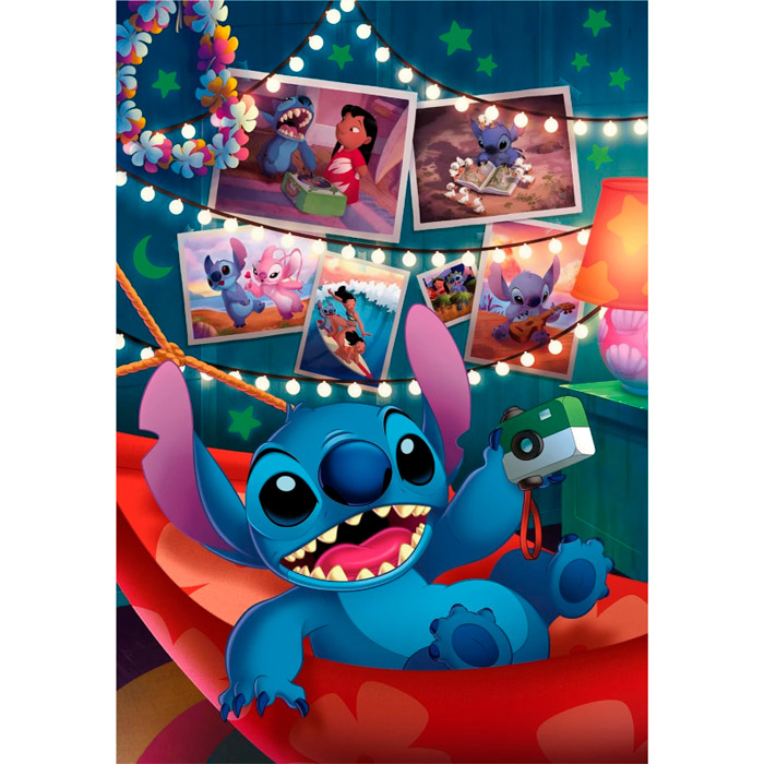 Пазл 1000 + Постер Clementoni Disney Stich 39793