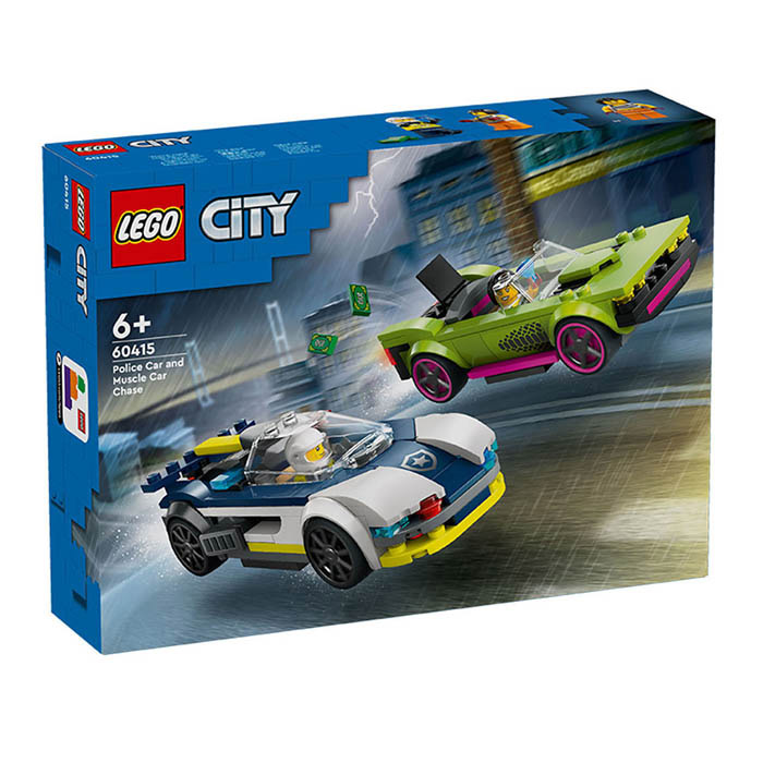 Lego Полицейская машина и погоня на мускул-каре 60415