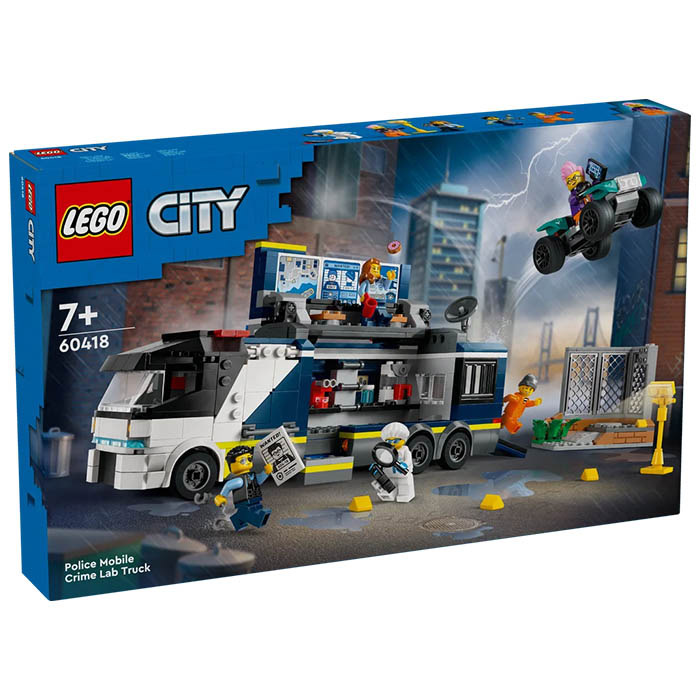 Lego Полицейский передвижной криминалистический лабораторный грузовик 60418