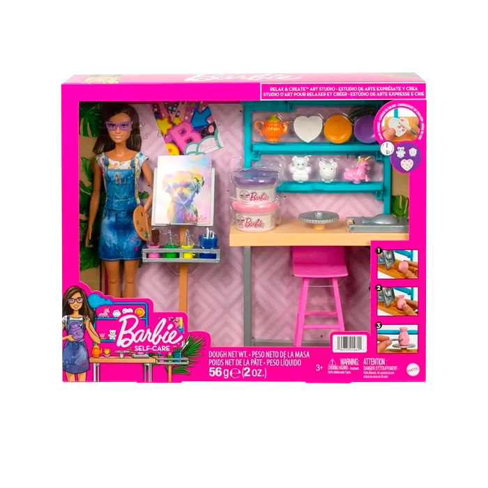 Set Barbie Relax si Art Studio HCM8
