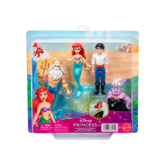 Куклы в наборе мини Disney Princess Ариэль JHG84