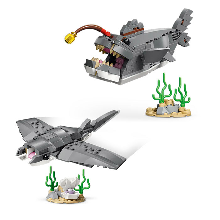Lego Creator 3-in-1 Rechinul Feroce 31381