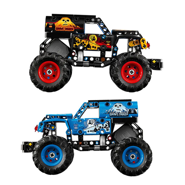 Lego Tehnic Monster Jam Могильщи Огонь и лёд 42219