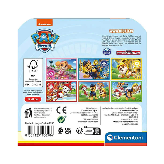 Кубики Paw Patrol 40658