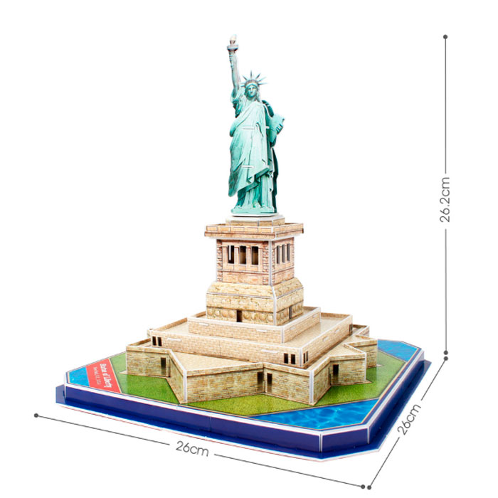 Foto 3D puzzle CubicFun Statue of Liberty (U.S.A) 3C080h 3D puzzle CubicFun Statue of Liberty (U.S.A) 3C080h