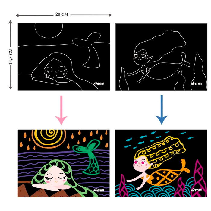 Set de razuit Scratch CH1677