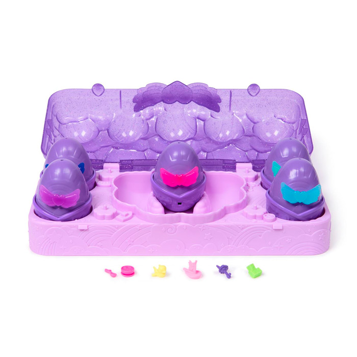 Set figurine in cosulet Hatchimal Alive Neon Rainbow 6072615