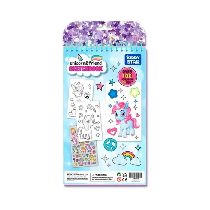Скетчбук Единорог B230721S