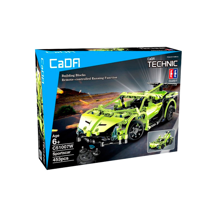 Constructor cu telecomanda CaDa Green Lamborghini C51007W