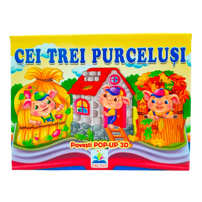 POP-UP_Cei trei purcelusi_Erudit 405205