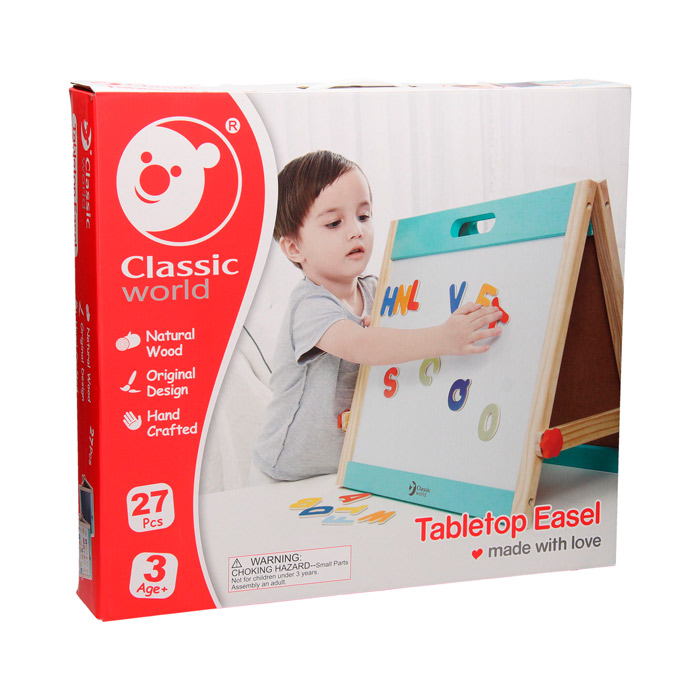Foto Tabla pentru desen 2-in-1 (magnetic) "Classic world" 53870 Tabla pentru desen 2-in-1 (magnetic) "Classic world" 53870