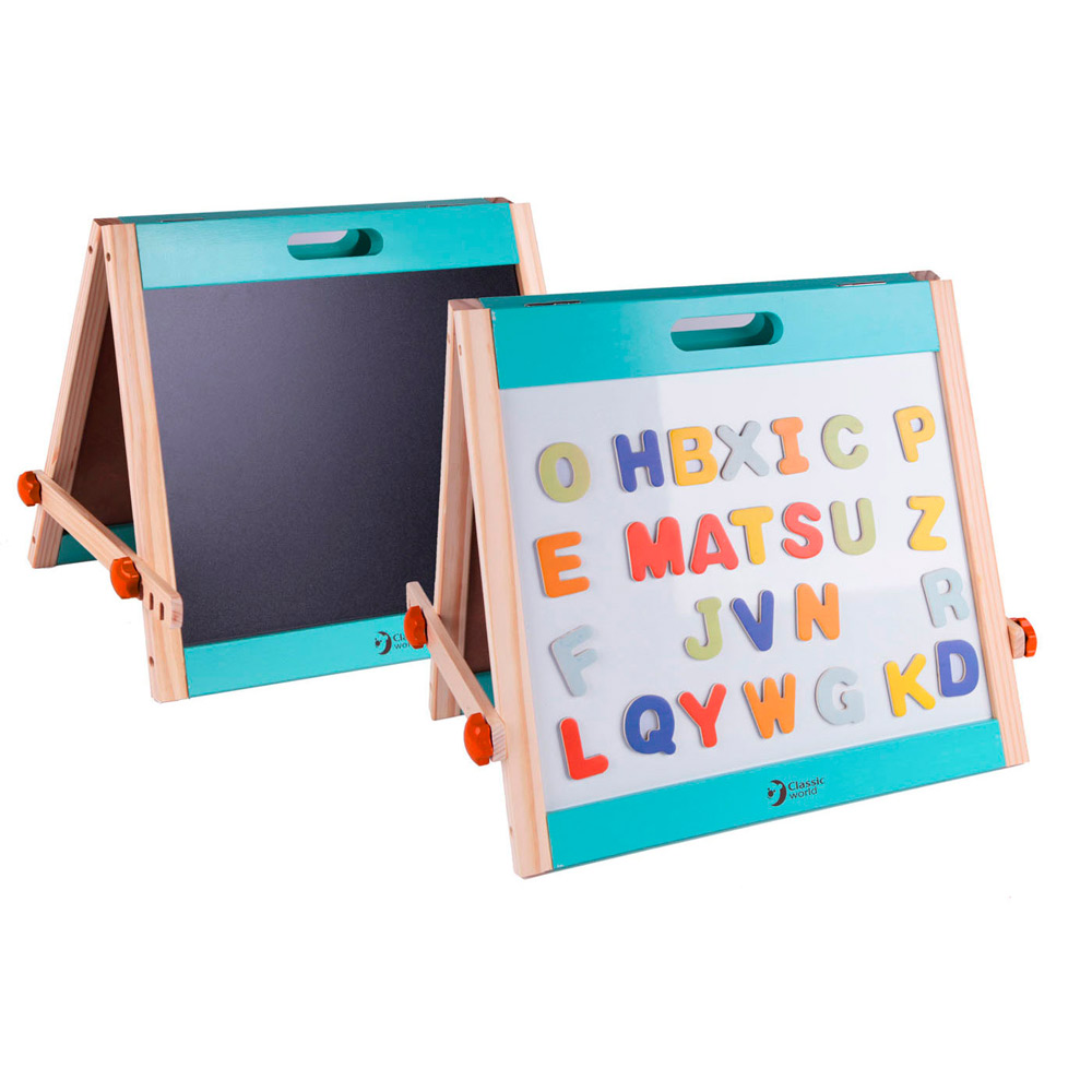 Tabla pentru desen 2-in-1 (magnetic) "Classic world" 53870