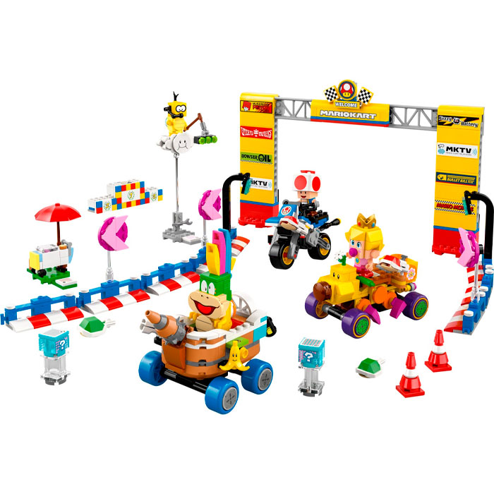 Lego Super Mario Mario Kart, set Baby Peach si Grand Prix 72036