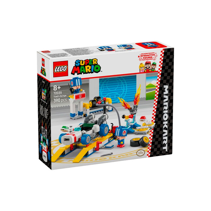 Lego Super Mario Mario Kart, garajul lui Toad 72035