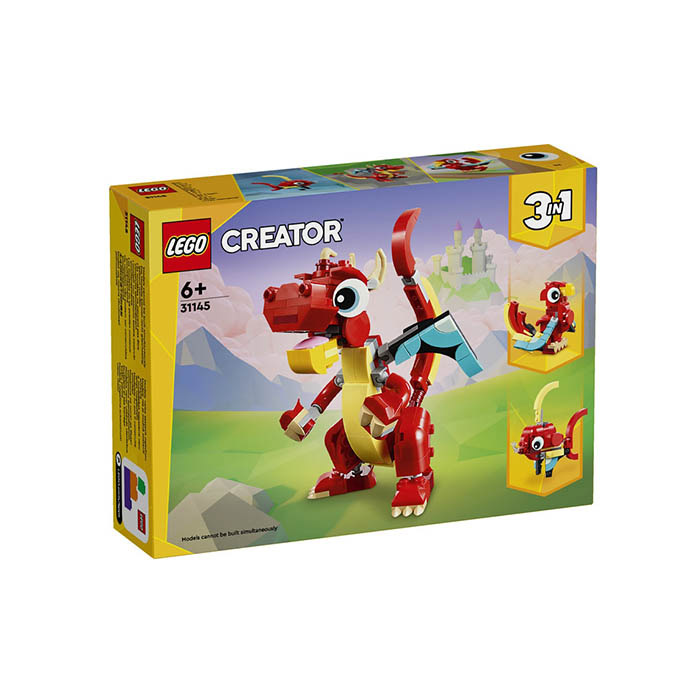 Lego Creator 3-in-1 Dragon rosu 31145