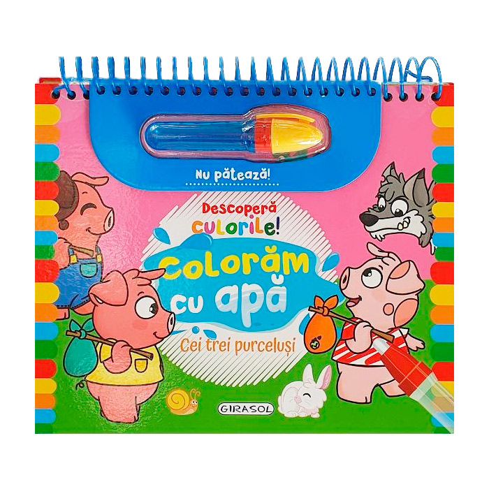 Descopera culorile! Cei trei purcelusi_Girasol 243236