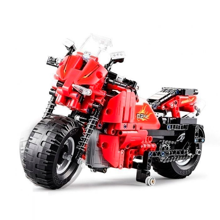 Constructor cu R/C "Race Track Motorcycle" CaDa C51024W