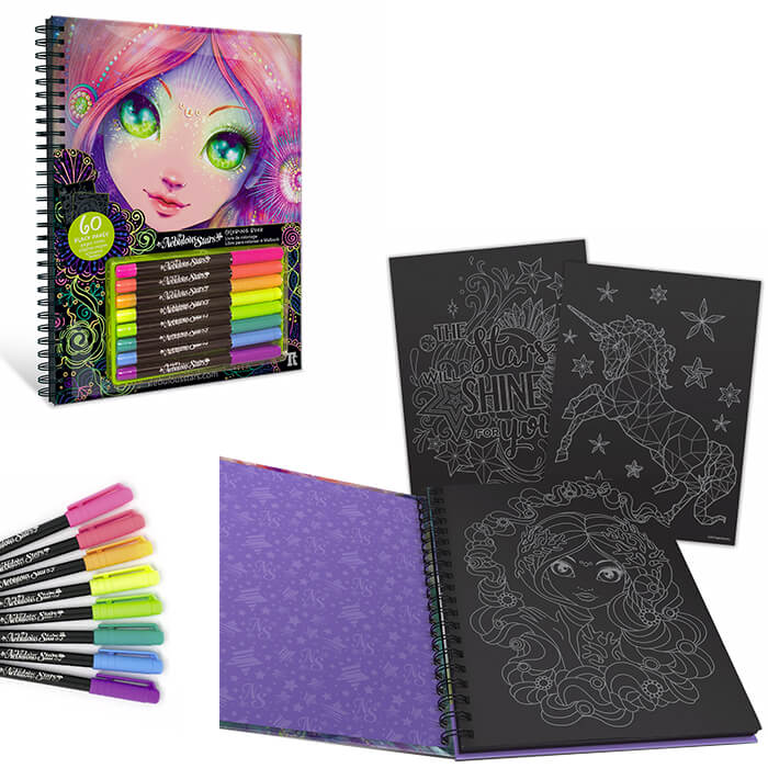 Sketchbook de colorat Nebulous Stars 11111