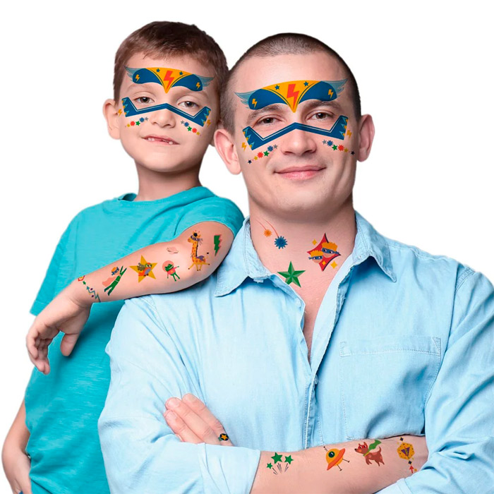 Наклейки и татуировки для лица NA248211