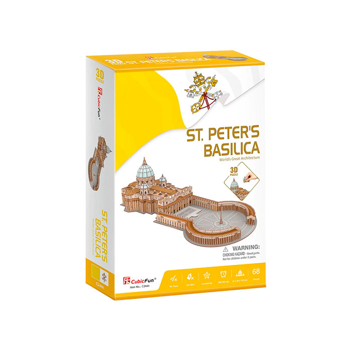 3D puzzle "Cubicfun" Bazilica Sf. Petru 3C244h