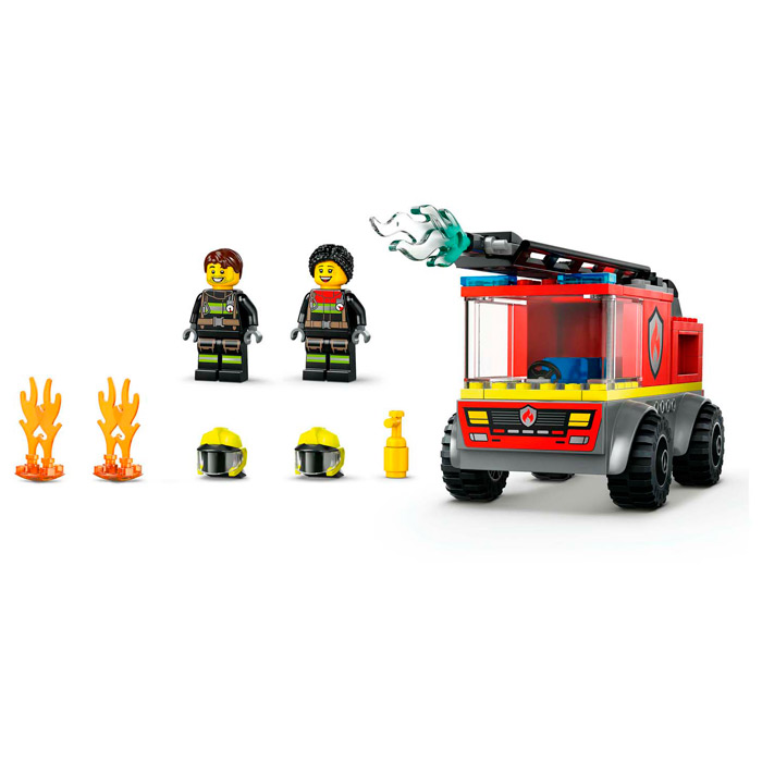 Lego City, Autospeciala de pompieri cu scara 60463