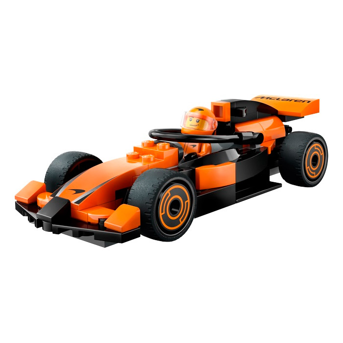 Lego City Pilot F1 cu masina de curse McLaren 60442