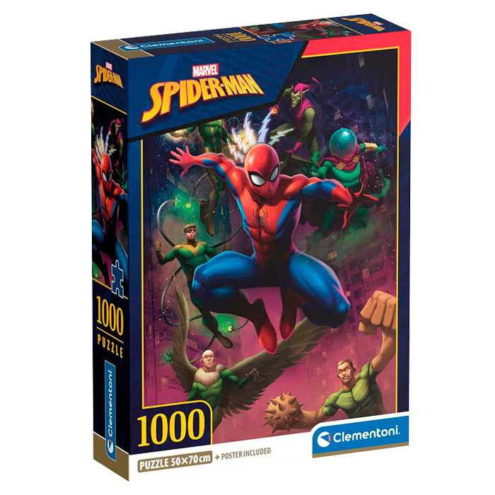 Пазлы 1000 +Постер Человек-паук 39768