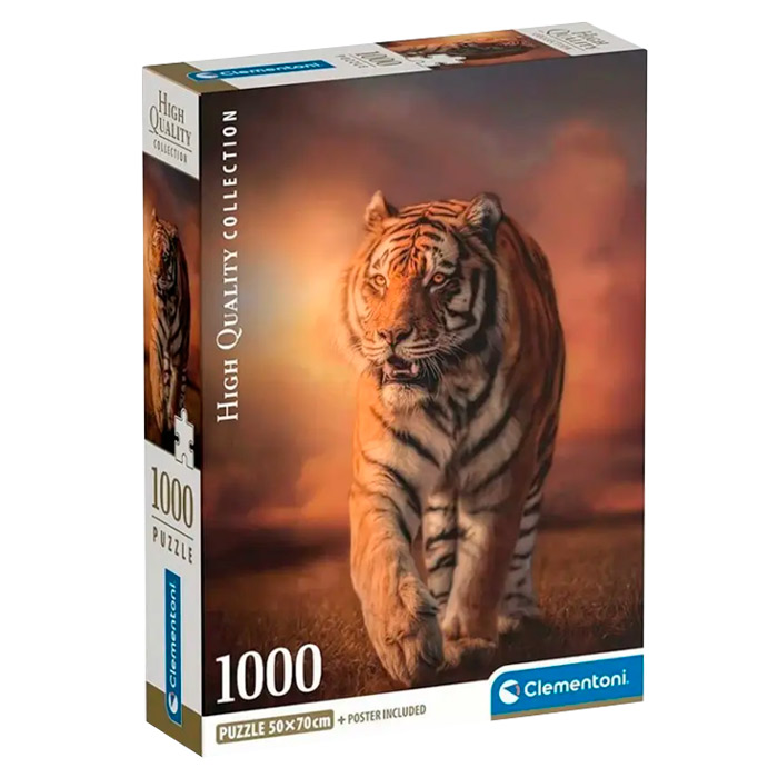 Пазлы 1000 +Постер Тигр 39773