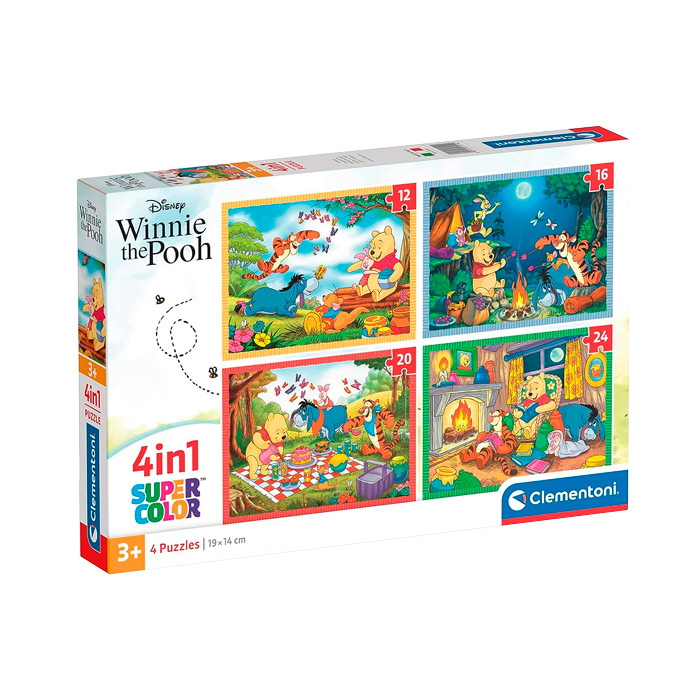 Puzzle 4-in-1 Ursuletul Winnie Puh 21514