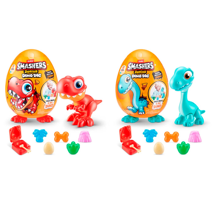 Ou surpriza cu dinozaur Smashers Junior-dino 74115